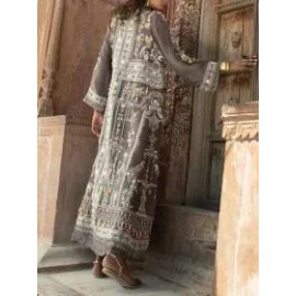 Women's Fashion Casual Resort Print Tulle Cardigan