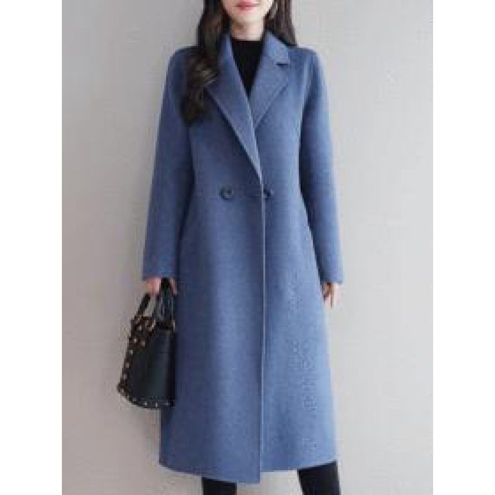 Long Section Autumn And Winter Korean Fashion New Woolen Coat Female Long Section Autumn And Winter Korean Fashion New Woolen Coat Female