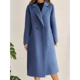 Long Section Autumn And Winter Korean Fashion New Woolen Coat Female