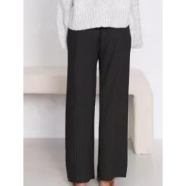 Fashion Casual Drawstring Loose Straight Leg Pants