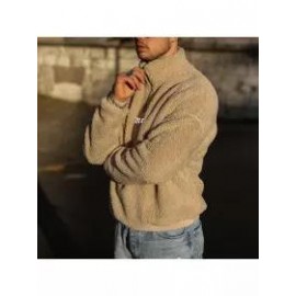Moon Embroidered Lamb Wool Sweatshirt