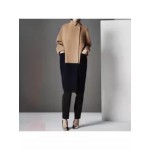 Fashion All-match Print Woolen Coat