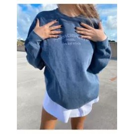 Embroider Massachusetts Sweatshirt Women's Hoodie