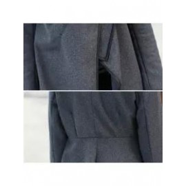 Turtle Neck Front Wrapped Zipper Trench Coat
