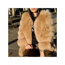 New Fashion Fur Leather Warm Casual Coat Jacket