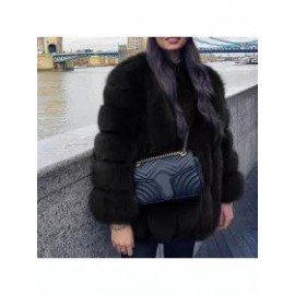 New Fashion Fur Leather Warm Casual Coat Jacket