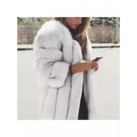 New Fashion Fur Leather Warm Casual Coat Jacket