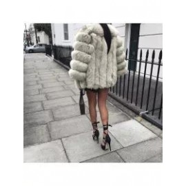 New Fashion Fur Leather Warm Casual Coat Jacket