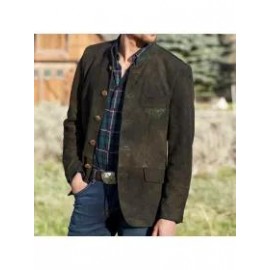 Vintage Suede Solid Color Jacket