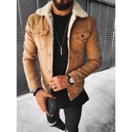 Casual Fashion Plus Fleece Long Sleeve Jacket