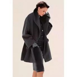 New Warm Fashion Multi-Color Shawl Collar Coat