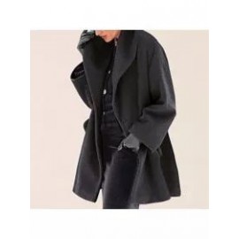 New Warm Fashion Multi-Color Shawl Collar Coat