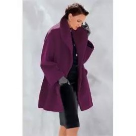 New Warm Fashion Multi-Color Shawl Collar Coat