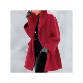 New Warm Fashion Multi-Color Shawl Collar Coat