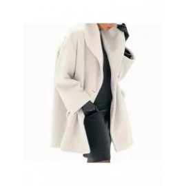 New Warm Fashion Multi-Color Shawl Collar Coat