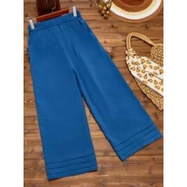 Womens Casual Denim Trousers