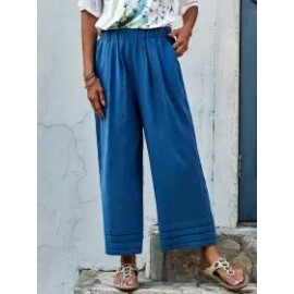 Womens Casual Denim Trousers