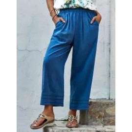 Womens Casual Denim Trousers