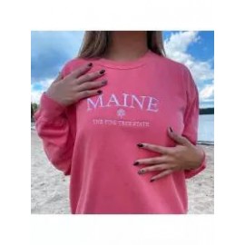 Embroider Maine Women's Sweatshirt