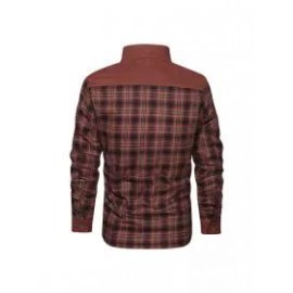 Men's Retro Check Pattern Stitching Warm Wanderer Jacket