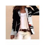Fashion art print blazer