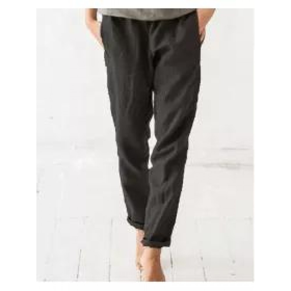 Casual Loose Solid Color Cotton Linen Pants Casual Loose Solid Color Cotton Linen Pants