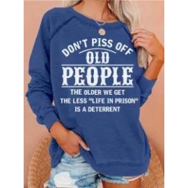 Letter Print Long Sleeve Sweatshirt