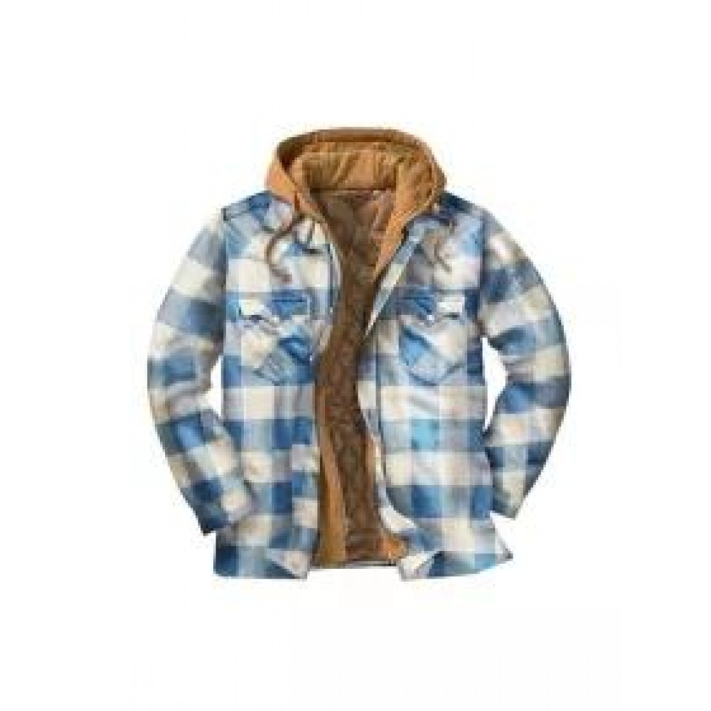 Mens Winter Plaid Thick Casual Jacket Mens Winter Plaid Thick Casual Jacket