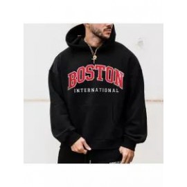 Boston Fashion Men's Oversized Sweatshirt Hoodie