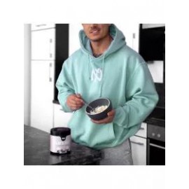 Men's Modern Casual Printed Color Long Sleeve Hoodie