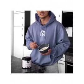 Men's Modern Casual Printed Color Long Sleeve Hoodie