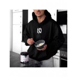 Men's Modern Casual Printed Color Long Sleeve Hoodie