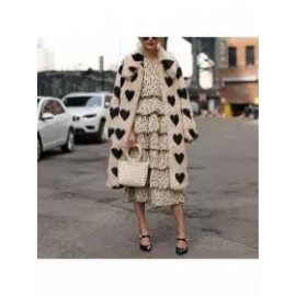 Elegant Lapel Long Sleeve Overcoat