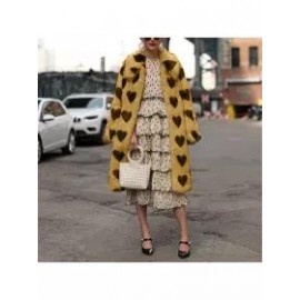 Elegant Lapel Long Sleeve Overcoat
