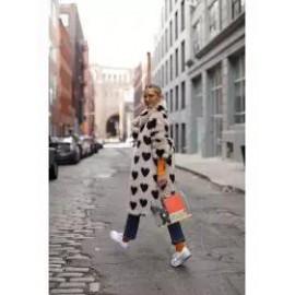 Elegant Lapel Long Sleeve Overcoat