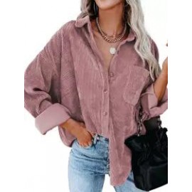Oversize A Lapel Solid Long Sleeve Casual Outwear