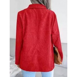 Casual Loose Corduroy Blazer