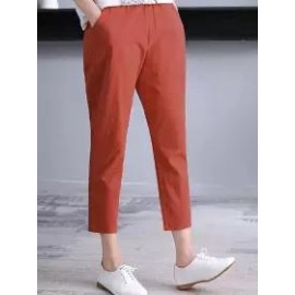 Loose Cotton And Linen Casual Pants