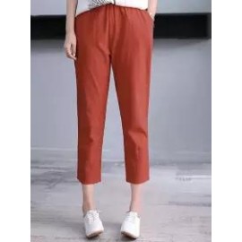 Loose Cotton And Linen Casual Pants